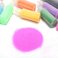 Hot selling Colorful children sand painting card Sand painting set with color box packing